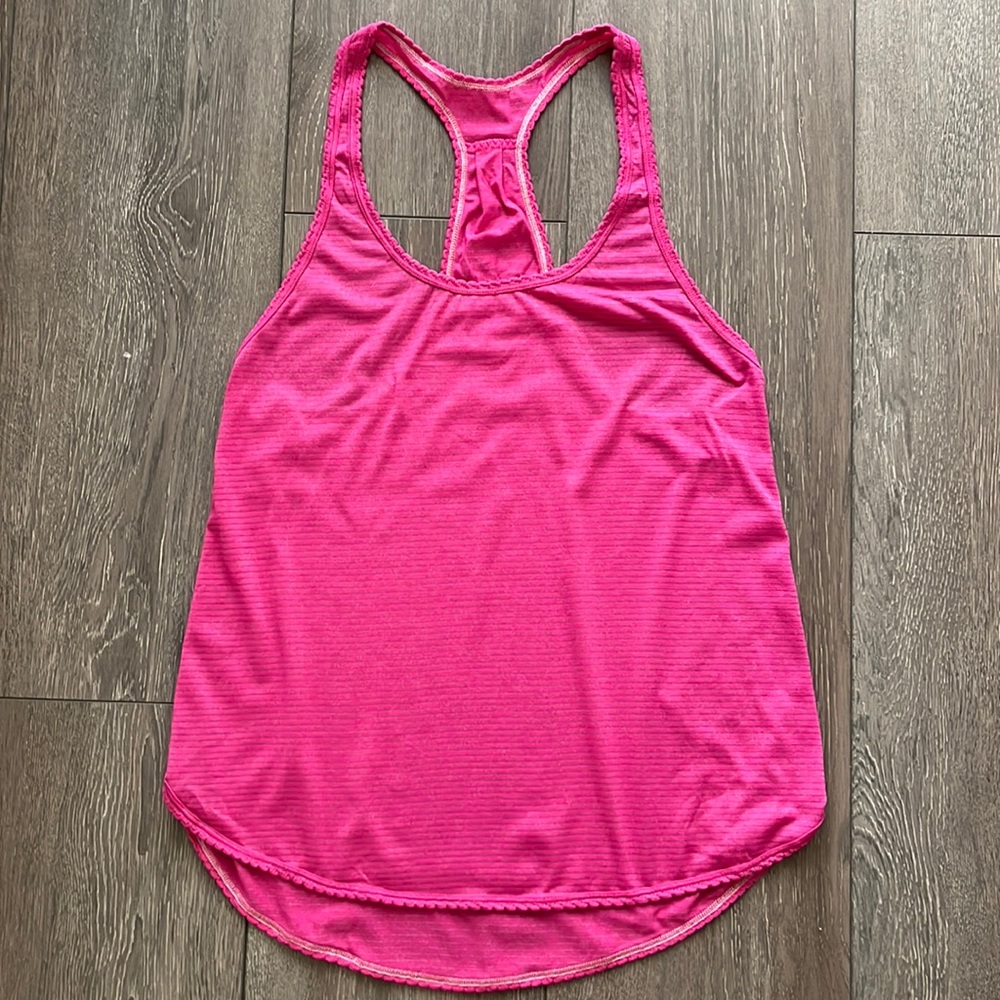 Pink Lululemon Tank Top